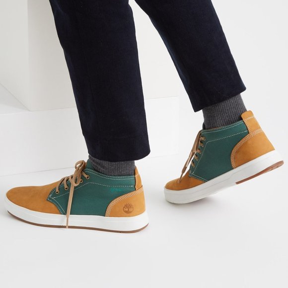 davis square mid top chukka sneaker